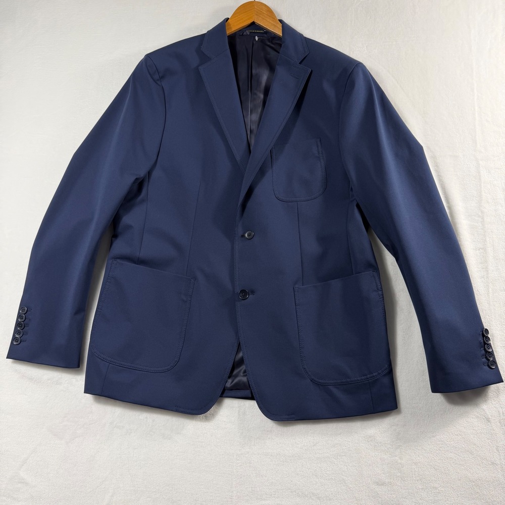G/Fore Mens‎ 44R Tech Stretch Performance Suit Jacket Blazer Navy Blue $585 NWT